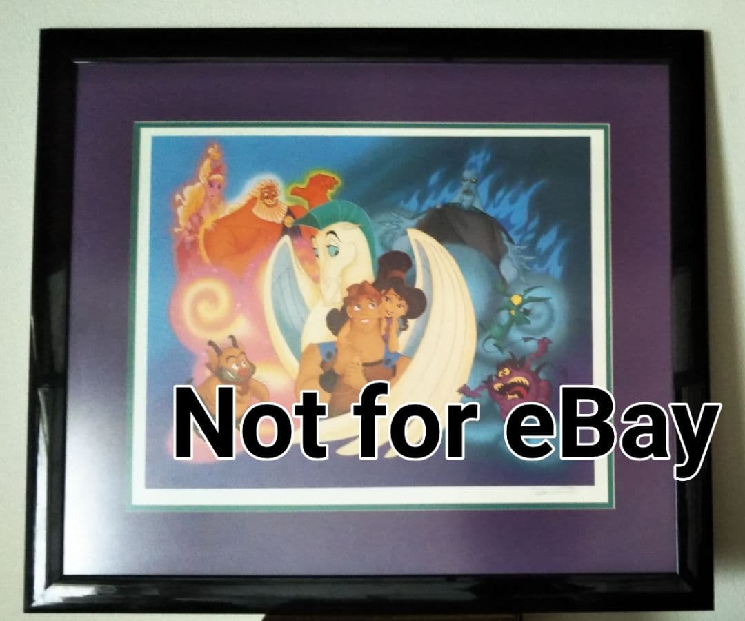 キャスト 限定 2000 ディズニー ヘラクレス ヴィランズ ハデス リトグラフ