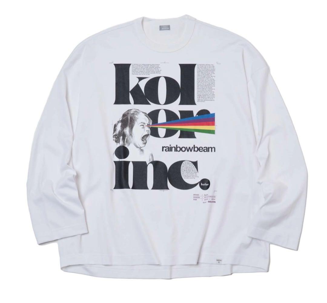 25AW kolor BEACON カラービーコン Tシャツ　カットソー　2