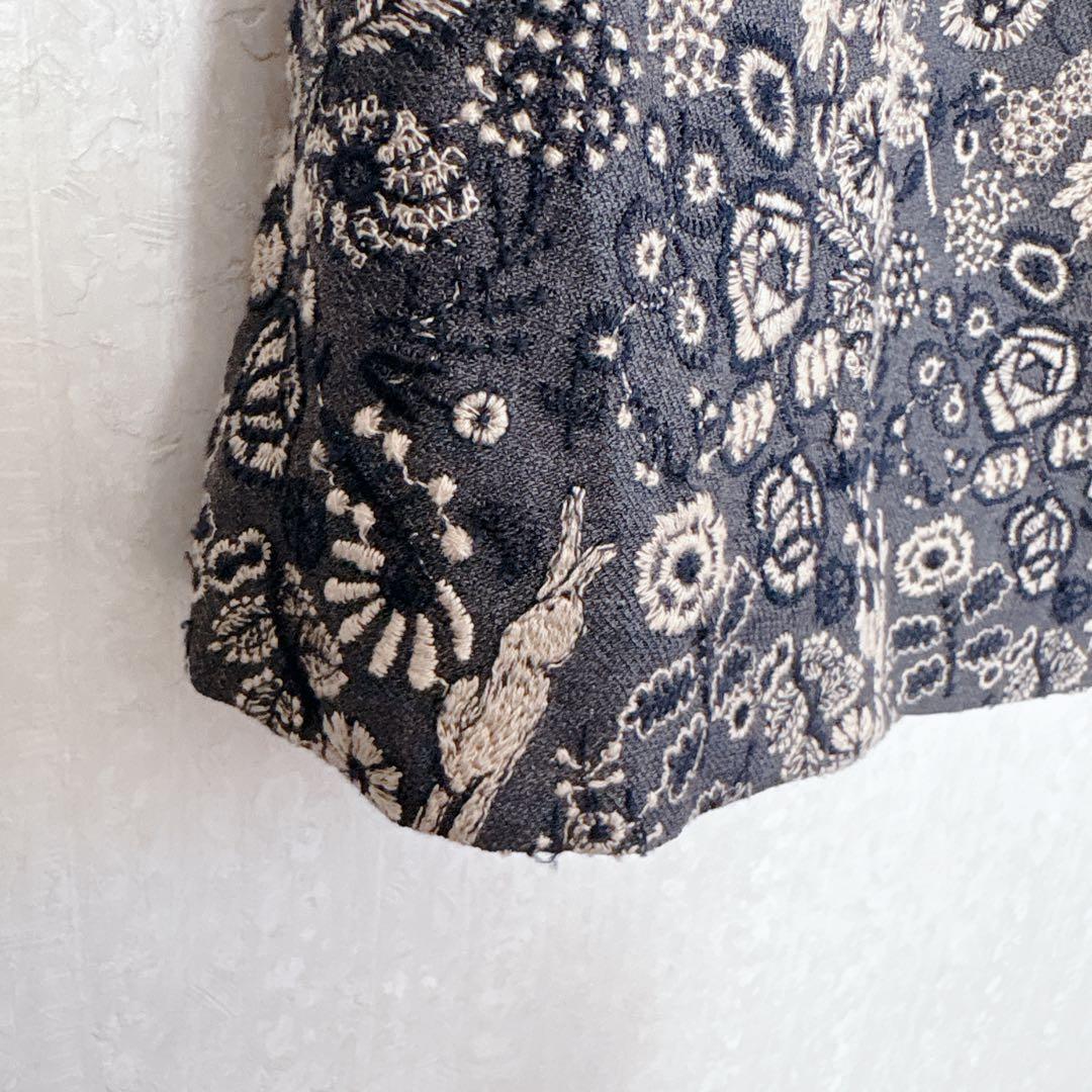 【希少】mina perhonen celebrate 総刺繍 スカート 日本製
