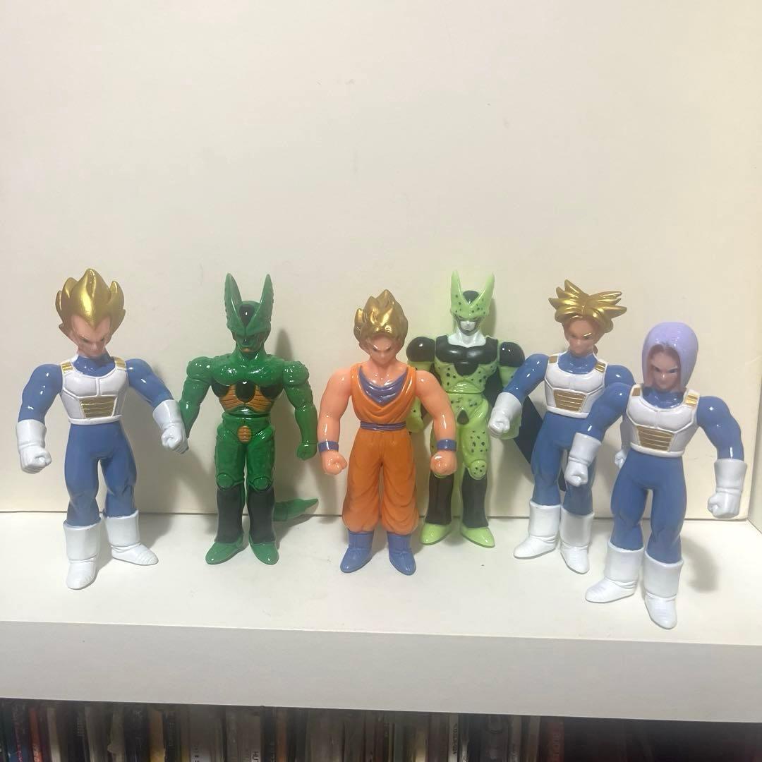 バンダイ製 ガシャポン ドラゴンボールZ ソフビキット 全6種 セット ラスト