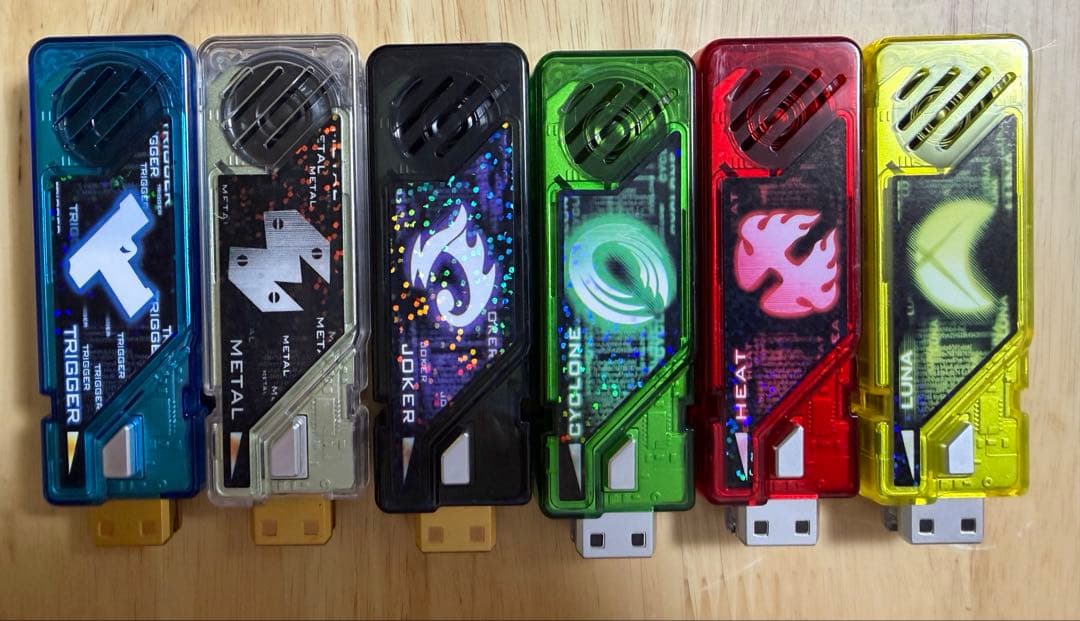 風CSMダブルドライバーver.2.0　ガイアメモリ6種