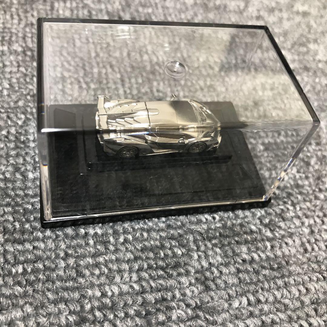 京商、世界最小1/150スケールの「ランボルギーニ ヴェネーノ」ミニカー