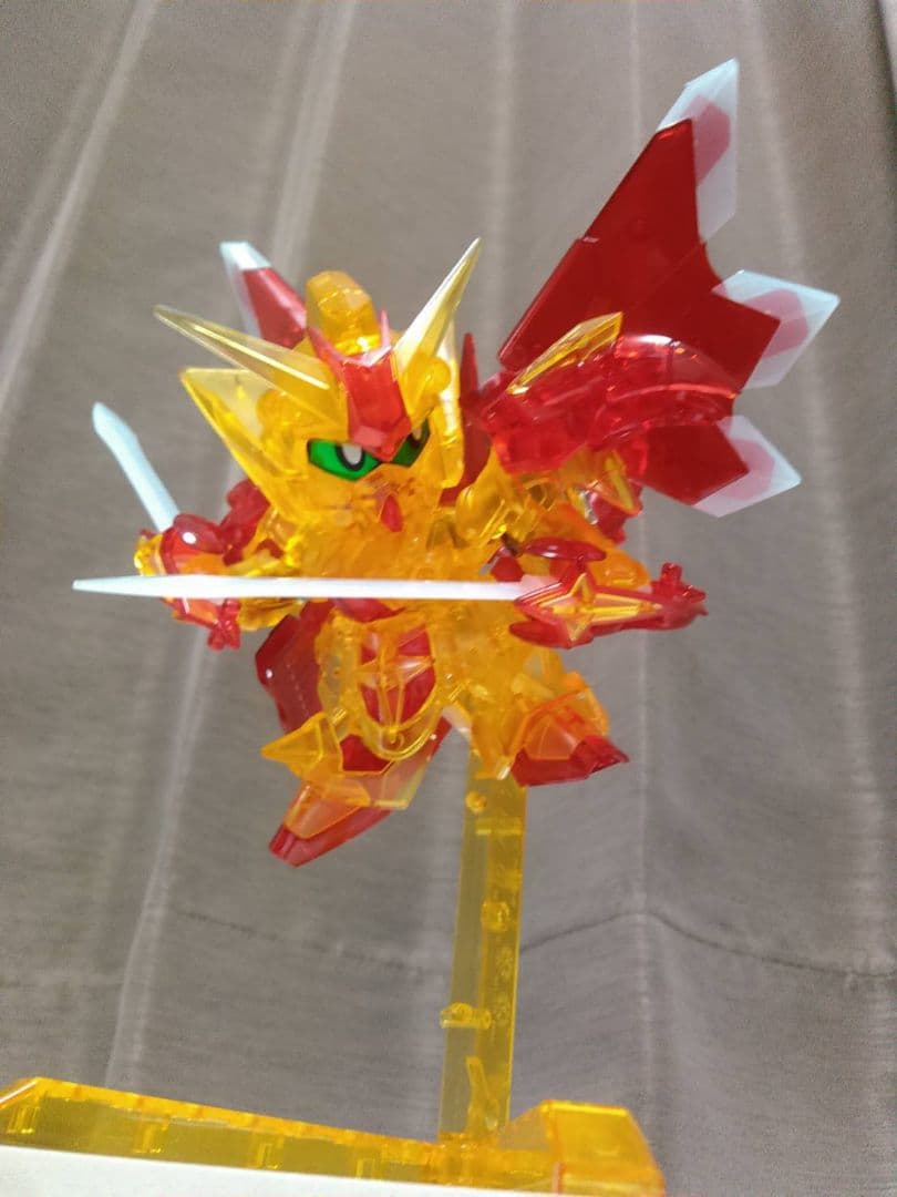 ガンダムベース限定　騎士スペリオルドラゴン（クリアカラー）組立済み