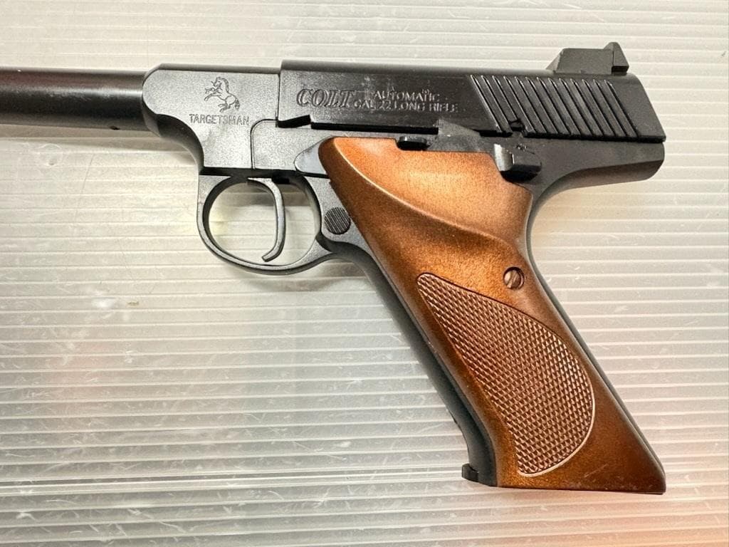 絶版品 クラウン 7mmつづみ弾 コルト ウッズマン ターゲットモデル 6インチ