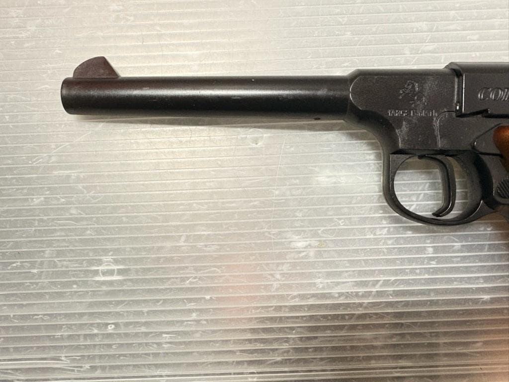 絶版品 クラウン 7mmつづみ弾 コルト ウッズマン ターゲットモデル 6インチ