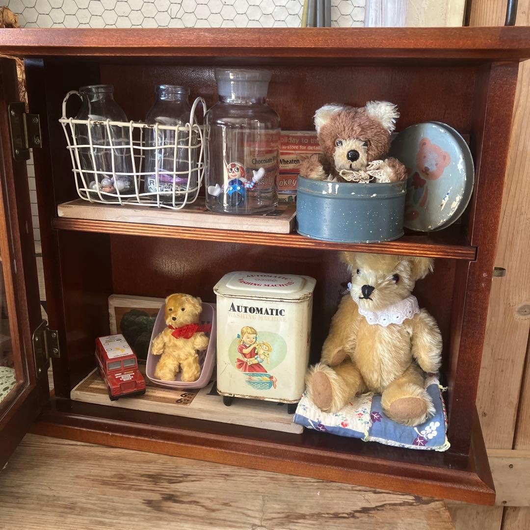 ビンテージ　ケース　バーボンケース ディスプレイ棚　飾り棚