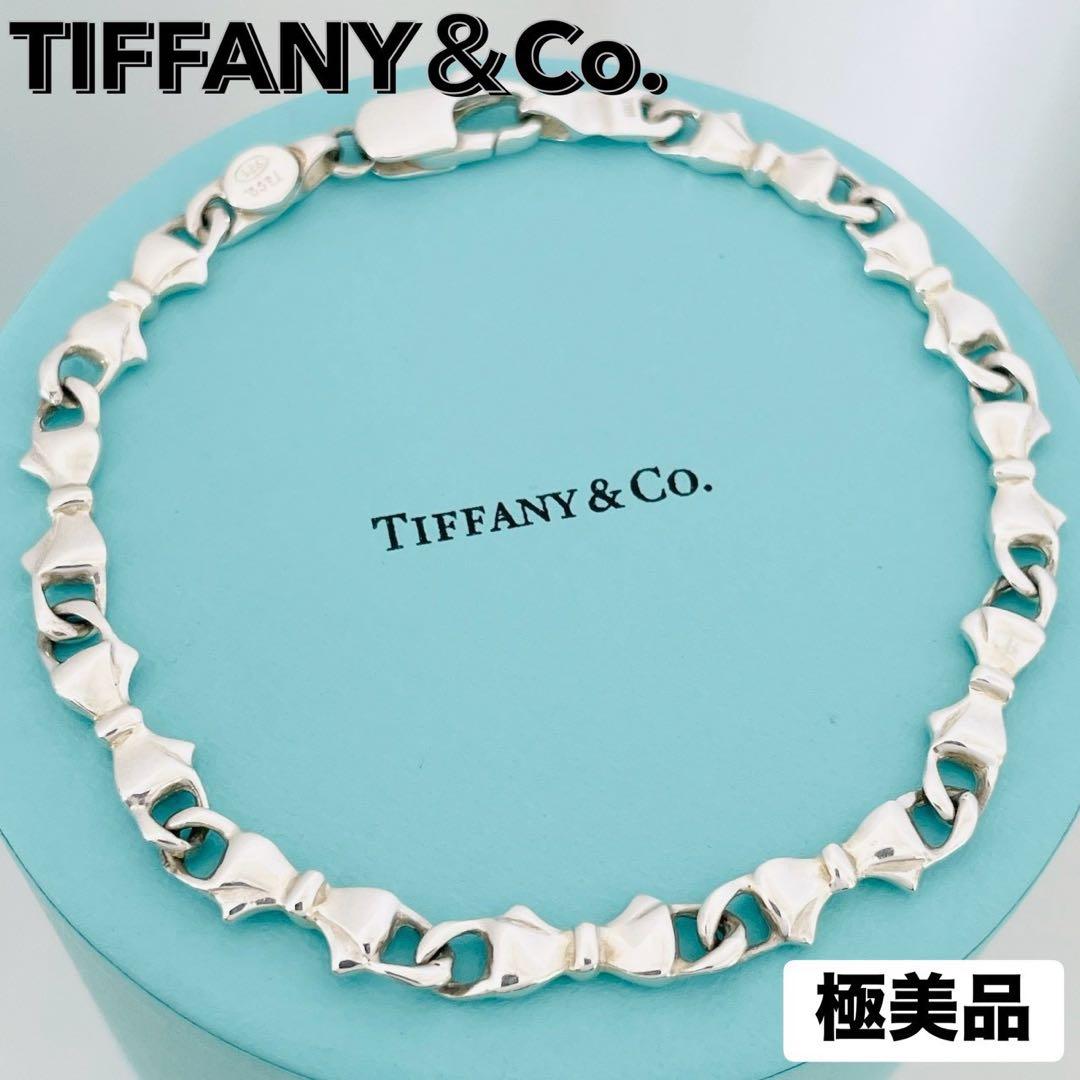 極美品★ティファニー バングル パフリボン シルバー SV925 ブレスレット