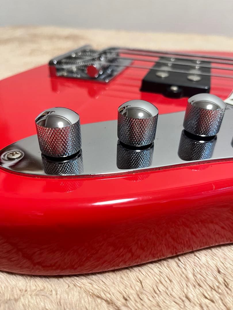 GrassRoots G-JB レッド PB+ハムバッカー ジャズベースタイプ