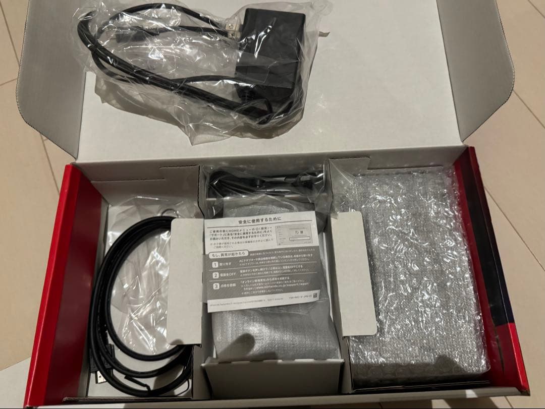 Nintendo Switch グレー 本体　箱付き　ジャンク