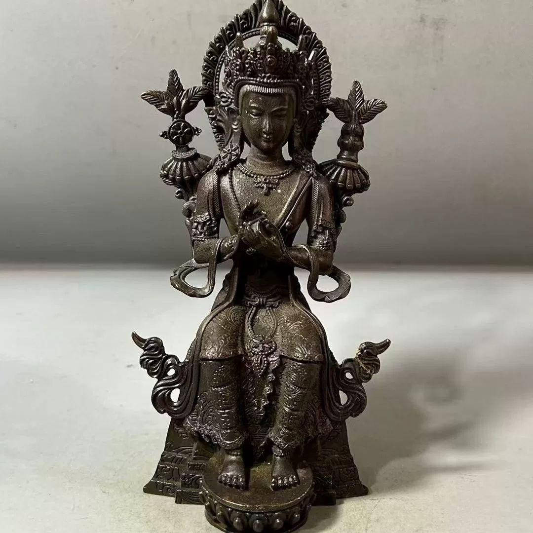 銅細工 仏像 仏堂 工芸品 菩薩 装飾品 工芸品 美術品 置物