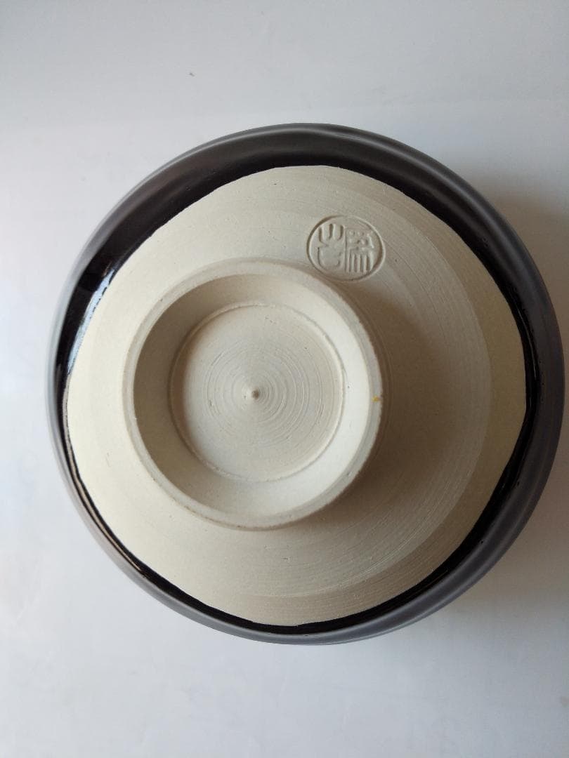 九谷焼 三代 三ツ井為吉 深厚釉 茶碗 共箱 共布 栞 茶道具 抹茶碗  新品