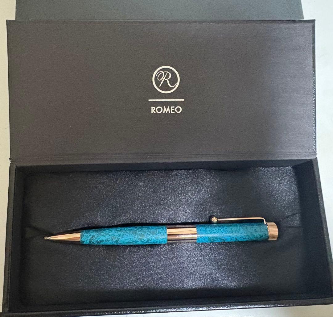 【新品】伊東屋 ROMEO ロメオNo.3 ボールペン 斑紋ガス青銅色