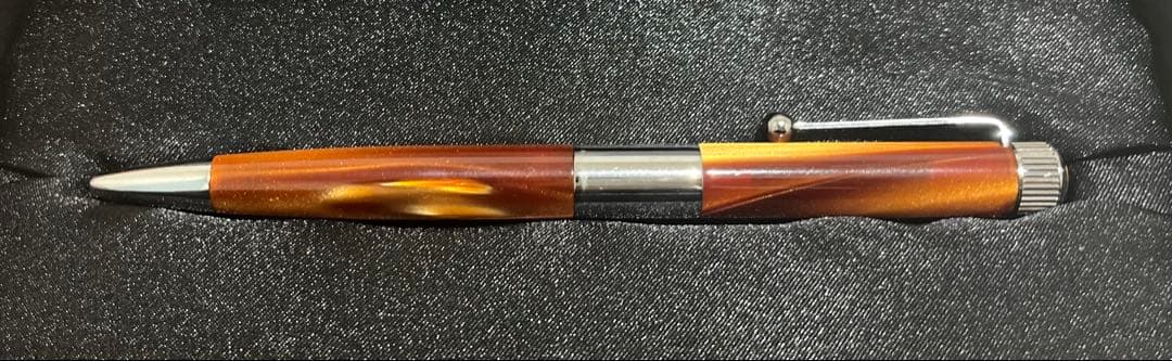 木軸の琉　伊東屋ROMEO No.3ボールペン　細軸　【箱・保証書付き】