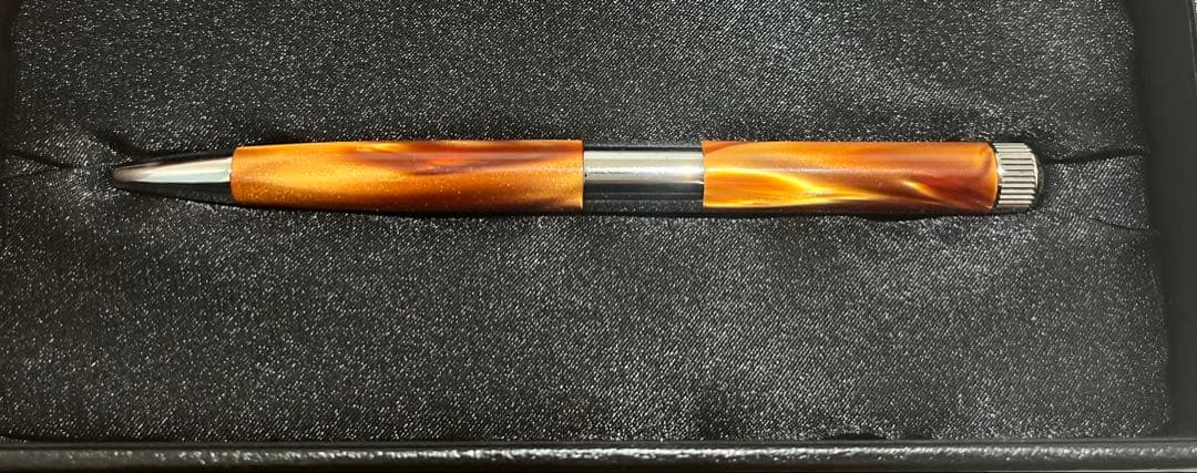 木軸の琉　伊東屋ROMEO No.3ボールペン　細軸　【箱・保証書付き】