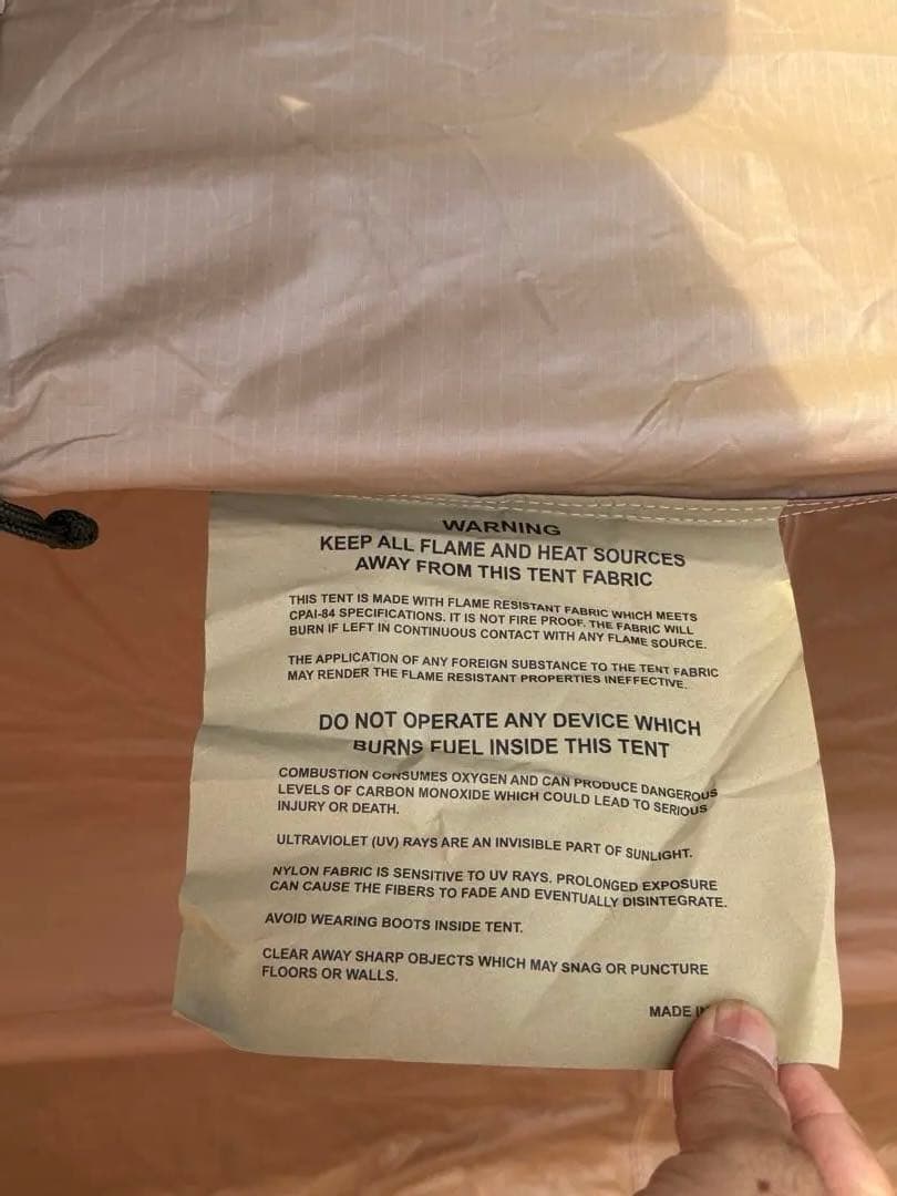 ラ*ン様 ダイヤモンド・ブランド　Diamond Brand　USMC　テント