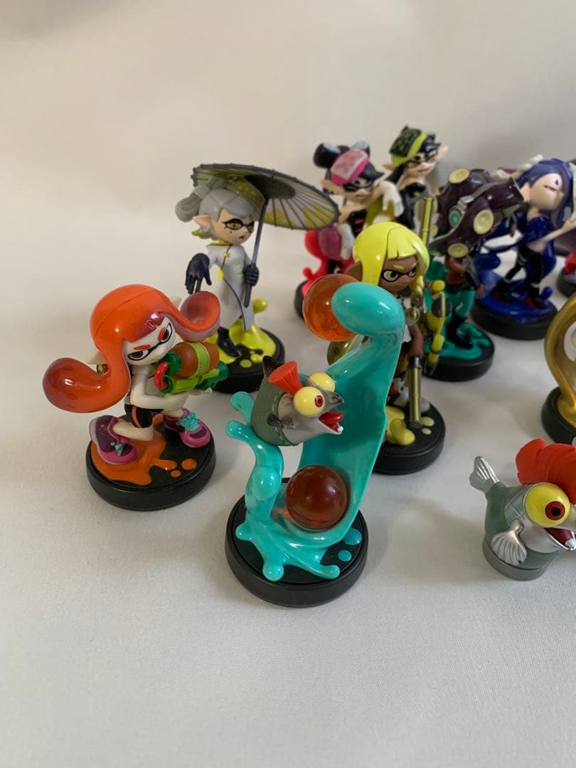 スプラトゥーン amiibo14体セット　コジャケ　コンプ7体セット被り2体付き