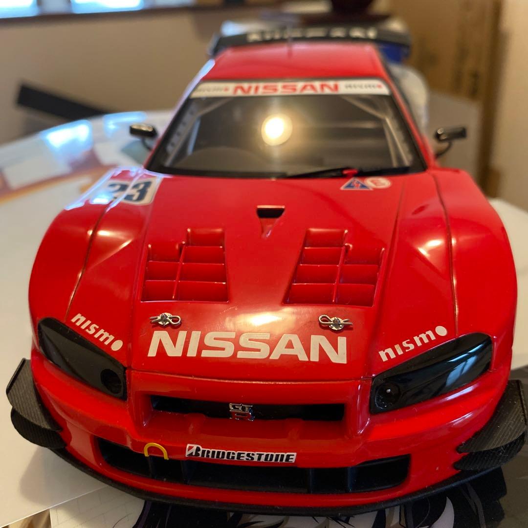 ミニカー AUTOart 1/18 NISSAN SKYlyne R34JGTC