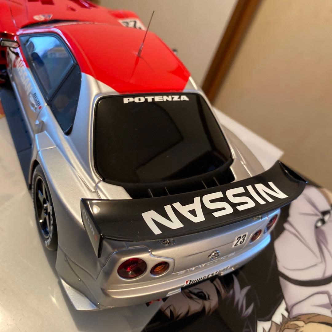 ミニカー AUTOart 1/18 NISSAN SKYlyne R34JGTC