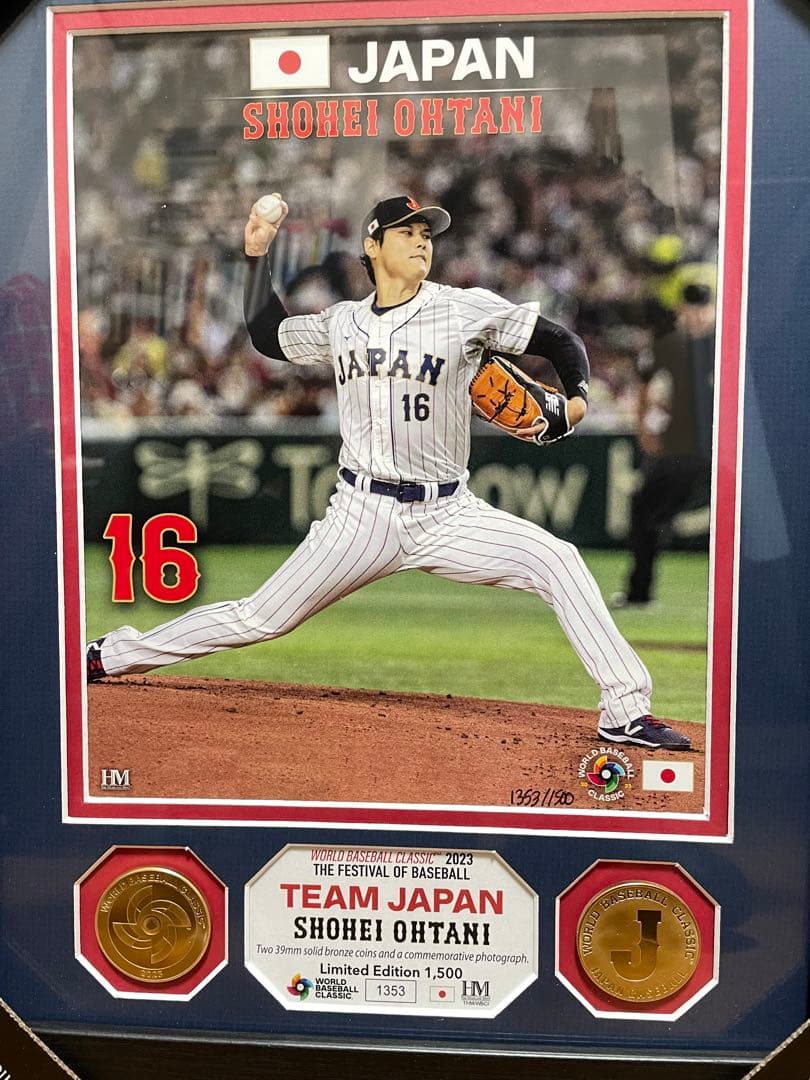 ！値下げ！2023WBCダブルフォトミント 投手大谷 打者大谷