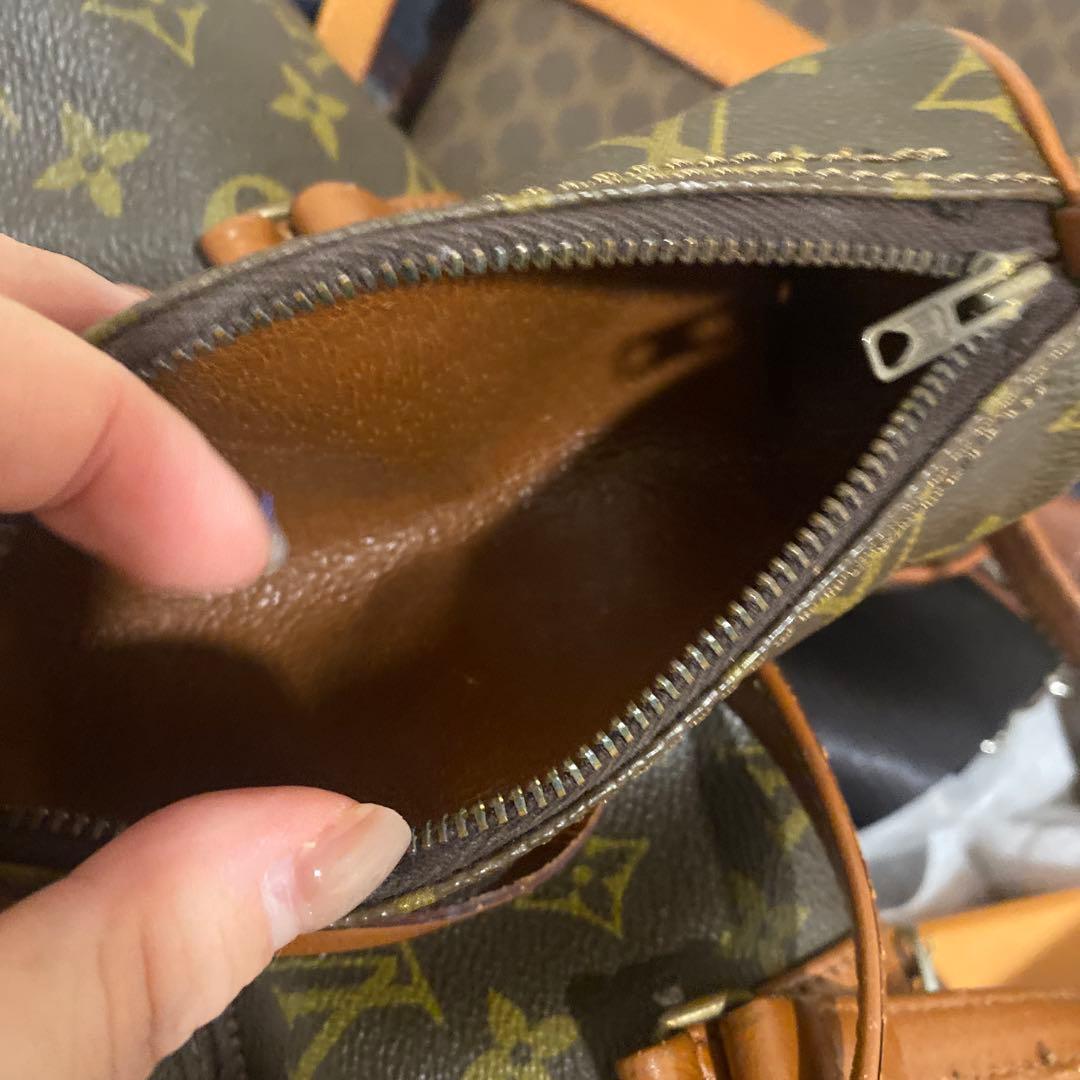 Louis Vuitton ブラウン ハンドバッグ ミニポーチ付き