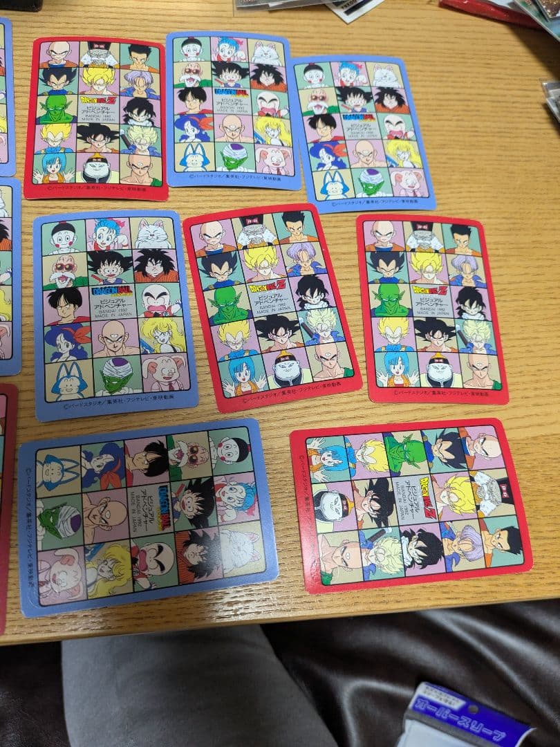 当時物ドラゴンボール ビジュアルアドベンチャーカード19種セット（キラ1枚有り）