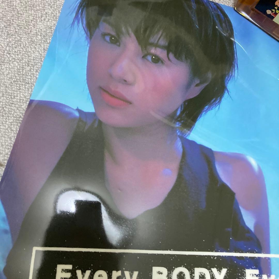 井川遥　BODY WILD 店頭用 バックライトポスター（電飾用）非売品　青