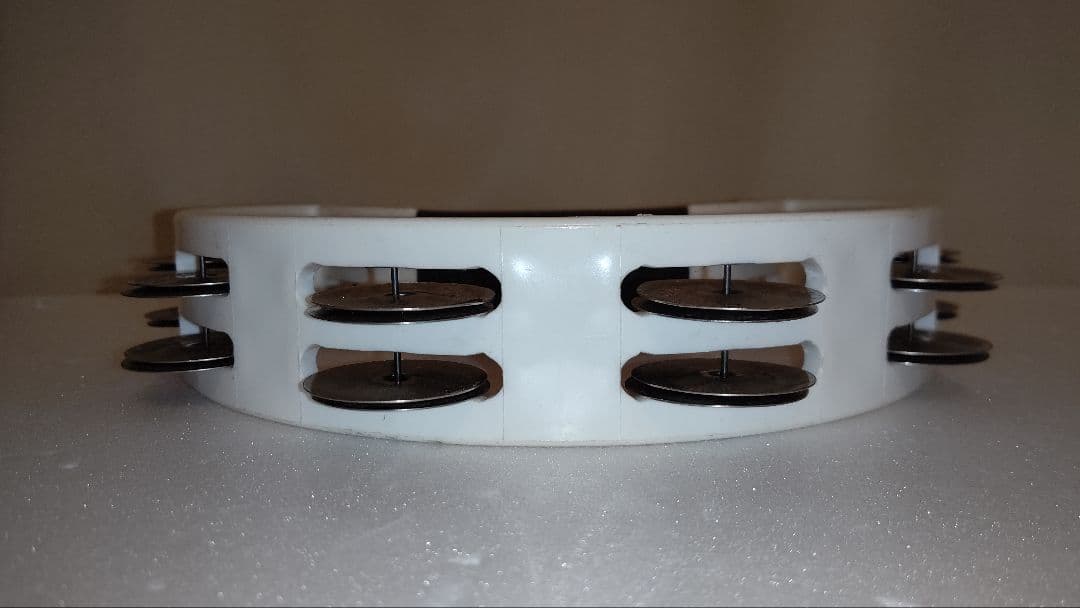 タンバリン(BLACKジングル希少MEINL)リズムテックRHYTHMTECH