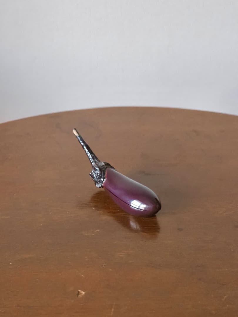 乾漆　茄子　香合　漆工芸　茶道具　香道具　箱付　Q2303