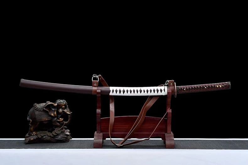 1066-武具 刀装具 日本刀　模造刀 居合刀 武士道 武蔵 鑑賞用 手鍛造打