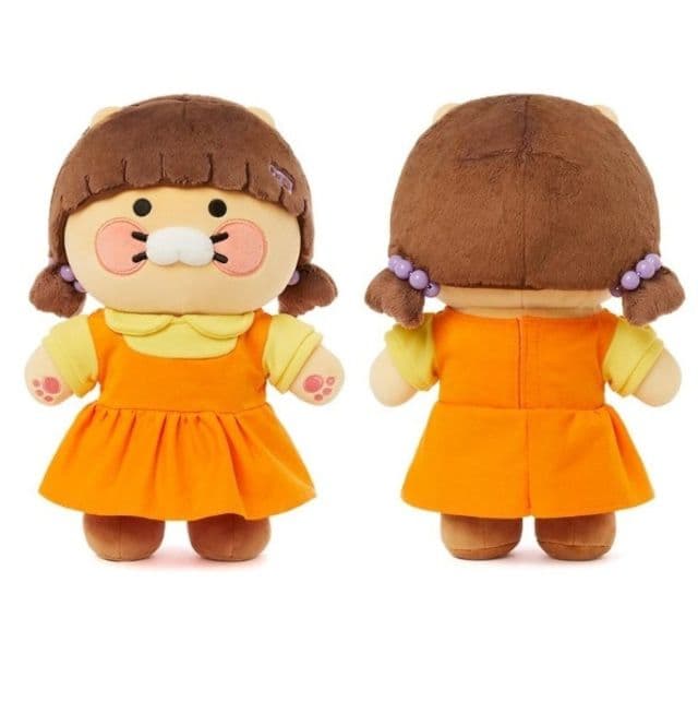 レア　新品ヨンヒXチュンシク着せ替えビッグぬいぐるみ　イカゲーム