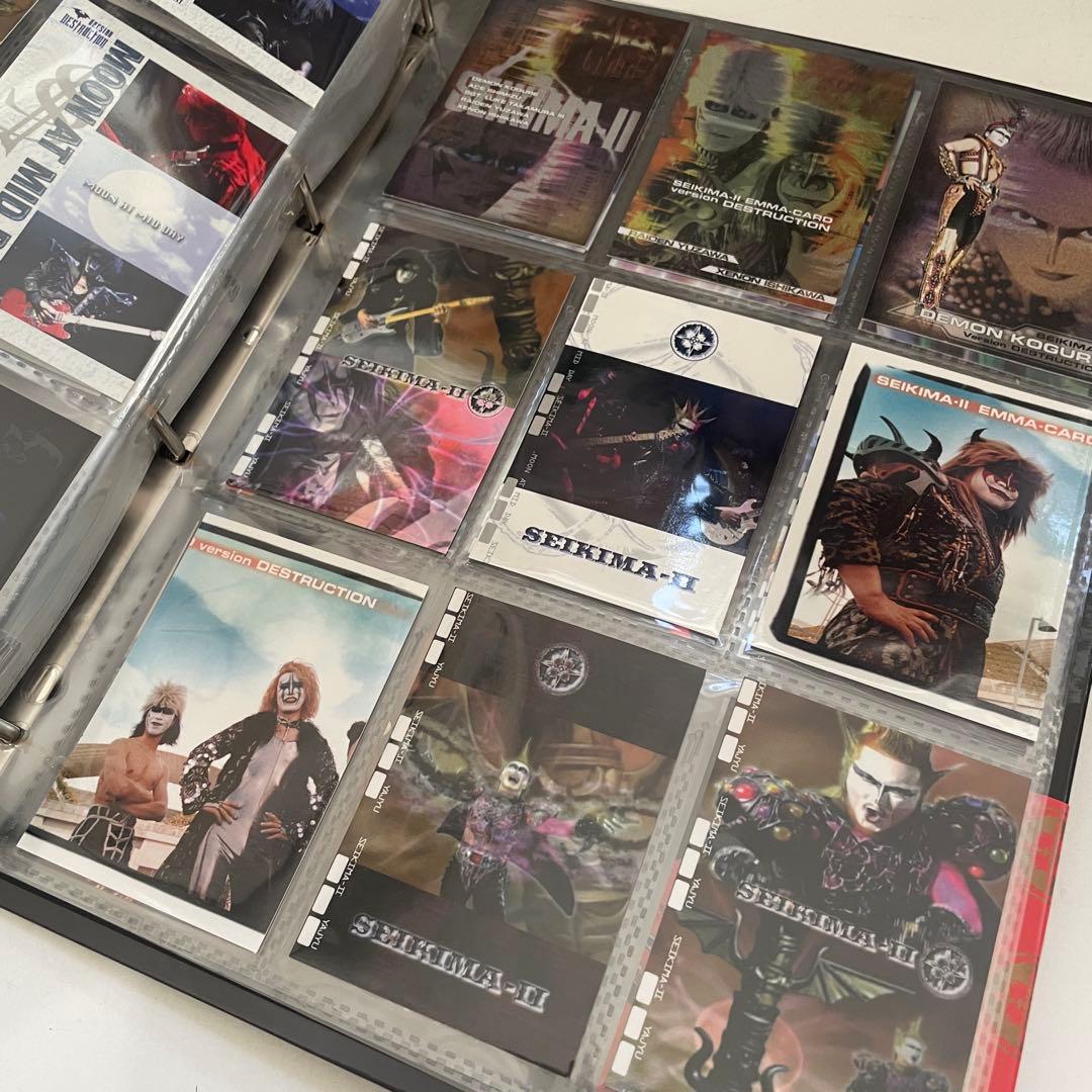 9. 聖飢魔II トレカ カード バインダー ステッカー うちわ グッズ まとめ