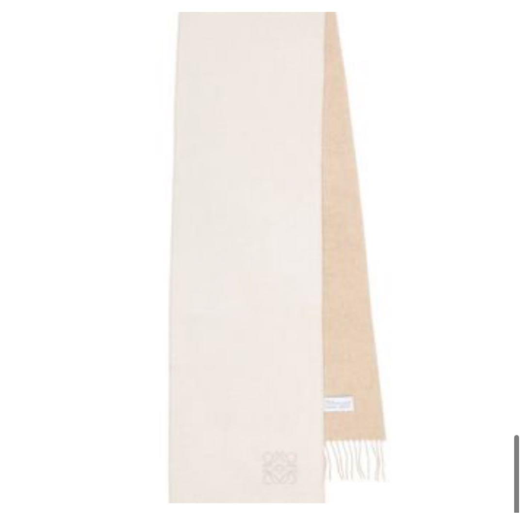 LOEWE バイカラースカーフ　マフラー