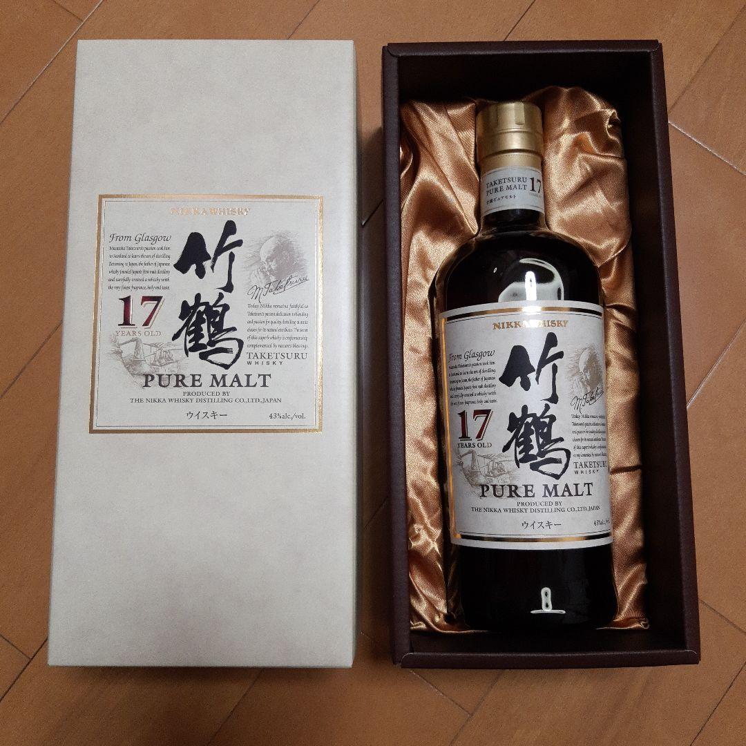 竹鶴17年 ウイスキー 700ml 新品未開栓 化粧箱(美品)入り