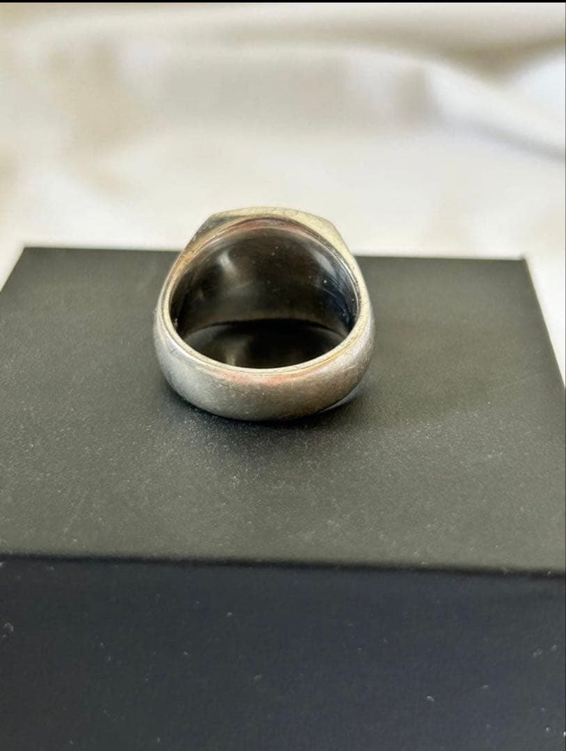 アクセサリー TOMWOOD Cushion Black Onyx Ring