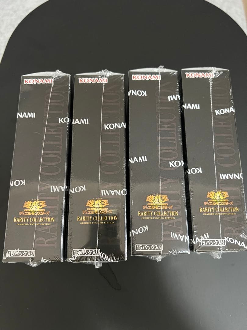 遊戯王 OCG レアリティコレクション 25th シュリンク付 4ボックス未開封