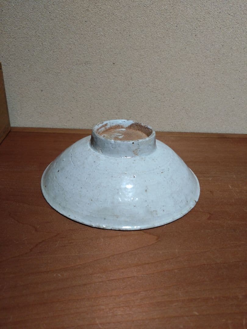 珠光青磁 平茶碗 米色青磁