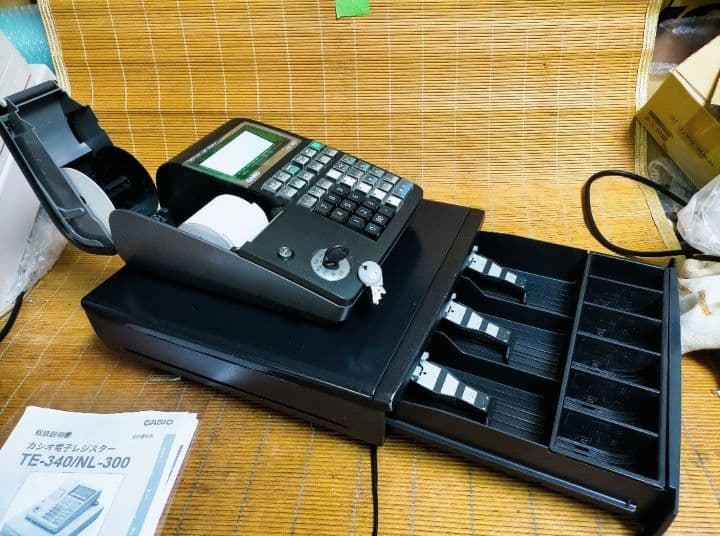 カシオレジスター　TE-340/NL300　フル設定無料　016266