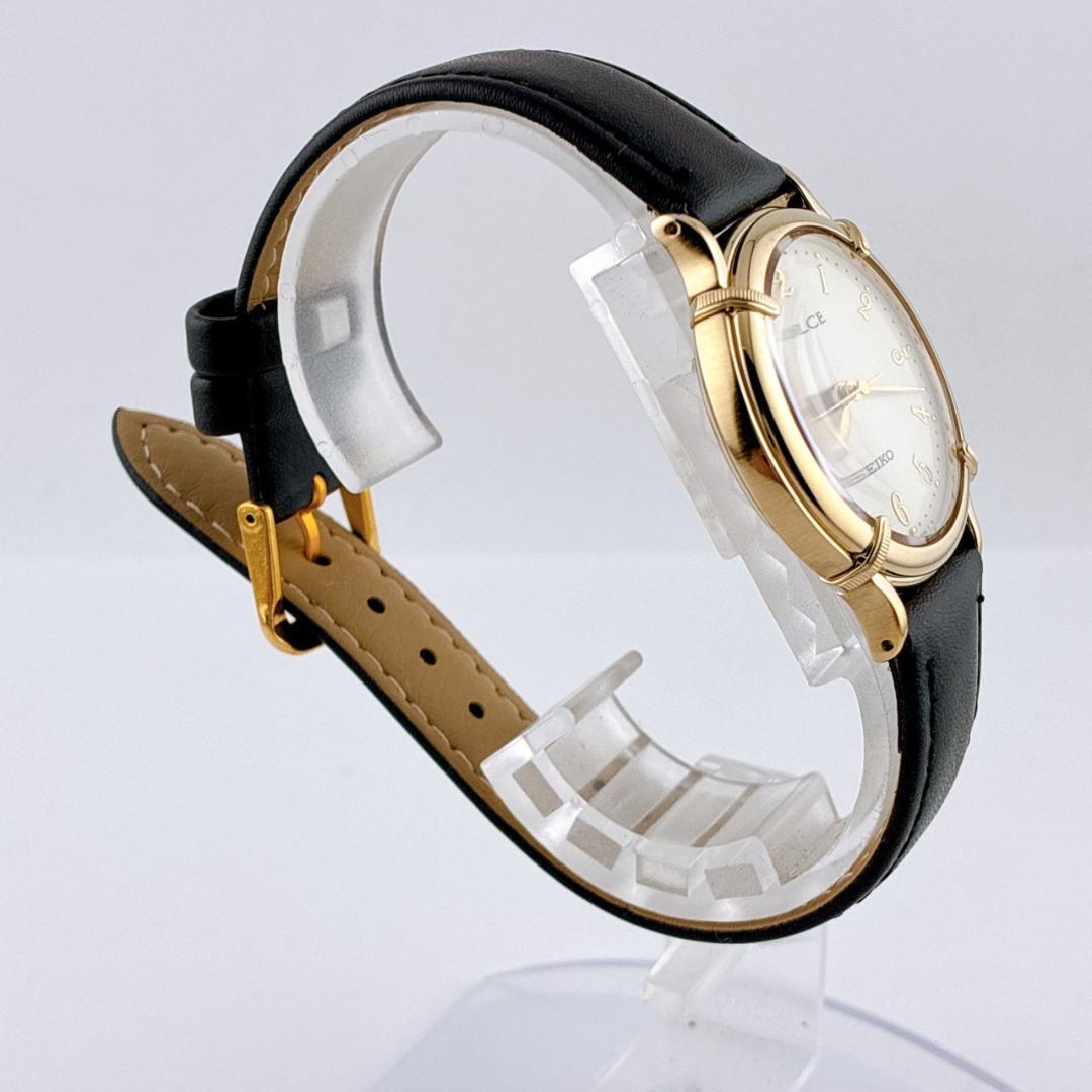 【美品/希少/電池交換済】SEIKO　DOLCE　腕時計　新品ベルト　ゴールド