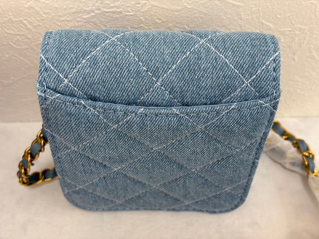 シャネル ノベルティ ショルダーバッグ ミニデニム