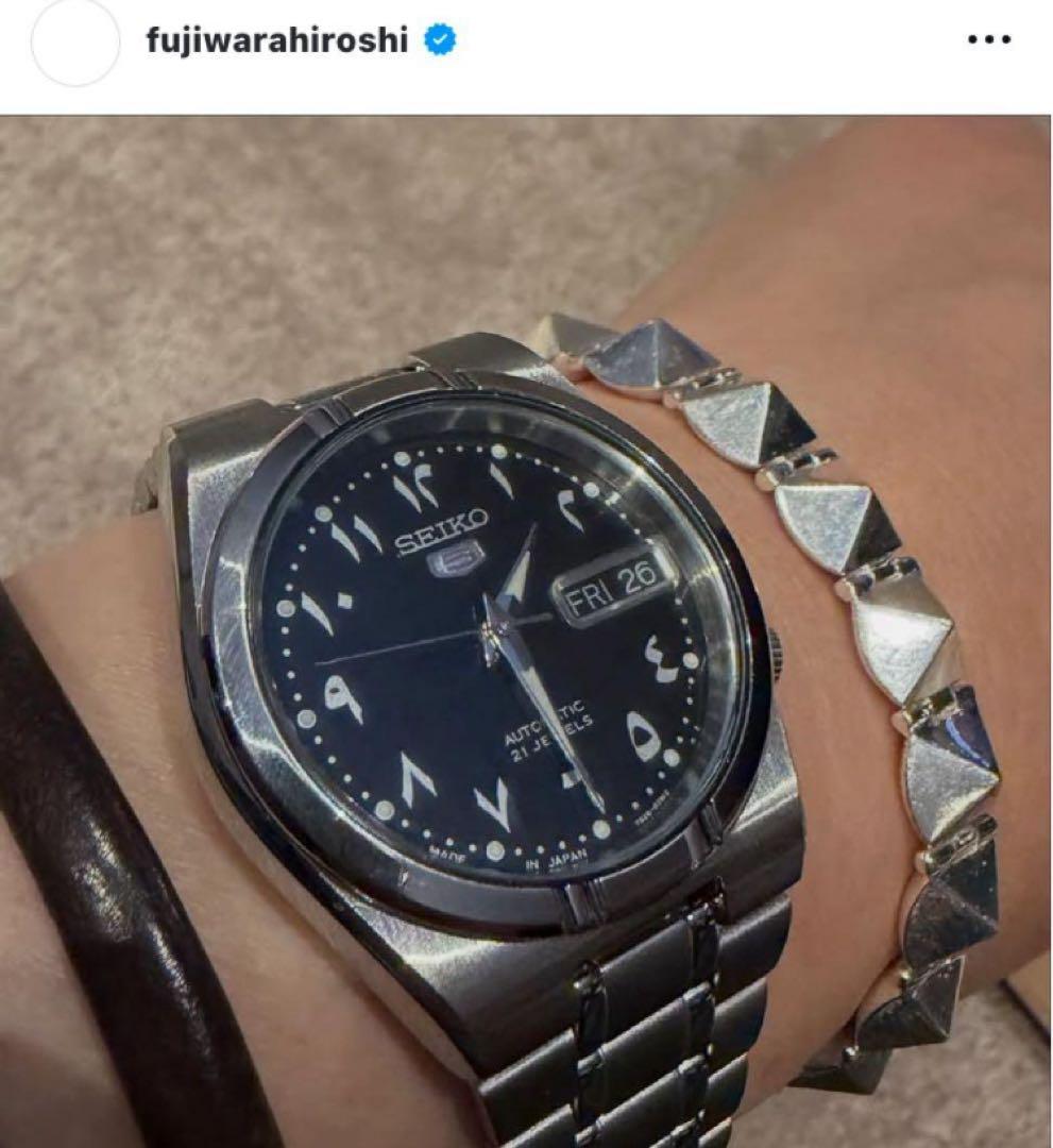 し*ん様 スペシャル！　藤原ヒロシ氏着用　seiko 5 腕時計