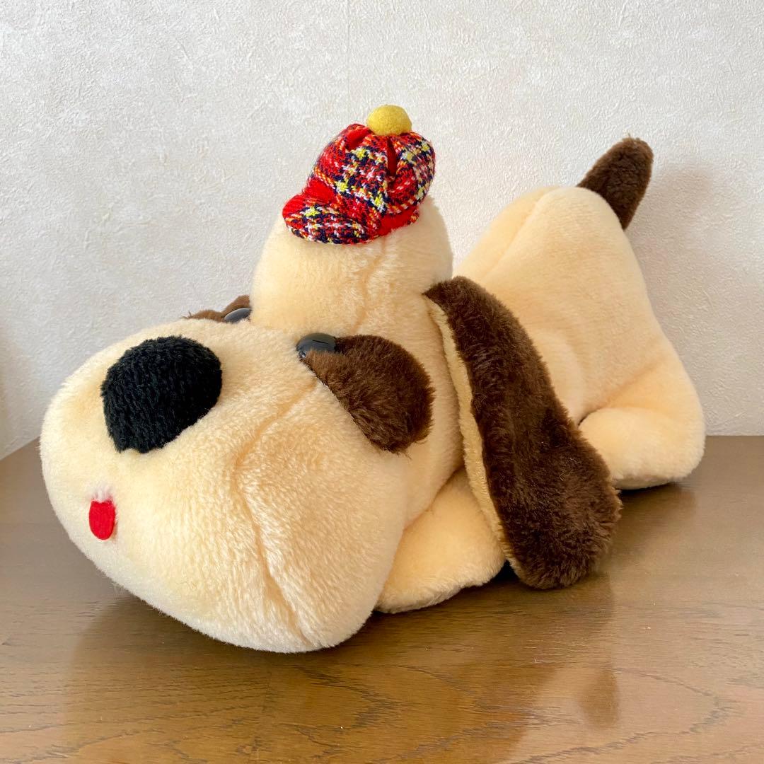 創美社 トイ 謹製 オリジナル ぬいぐるみ 帽子 犬 レトロ ヴィンテージ