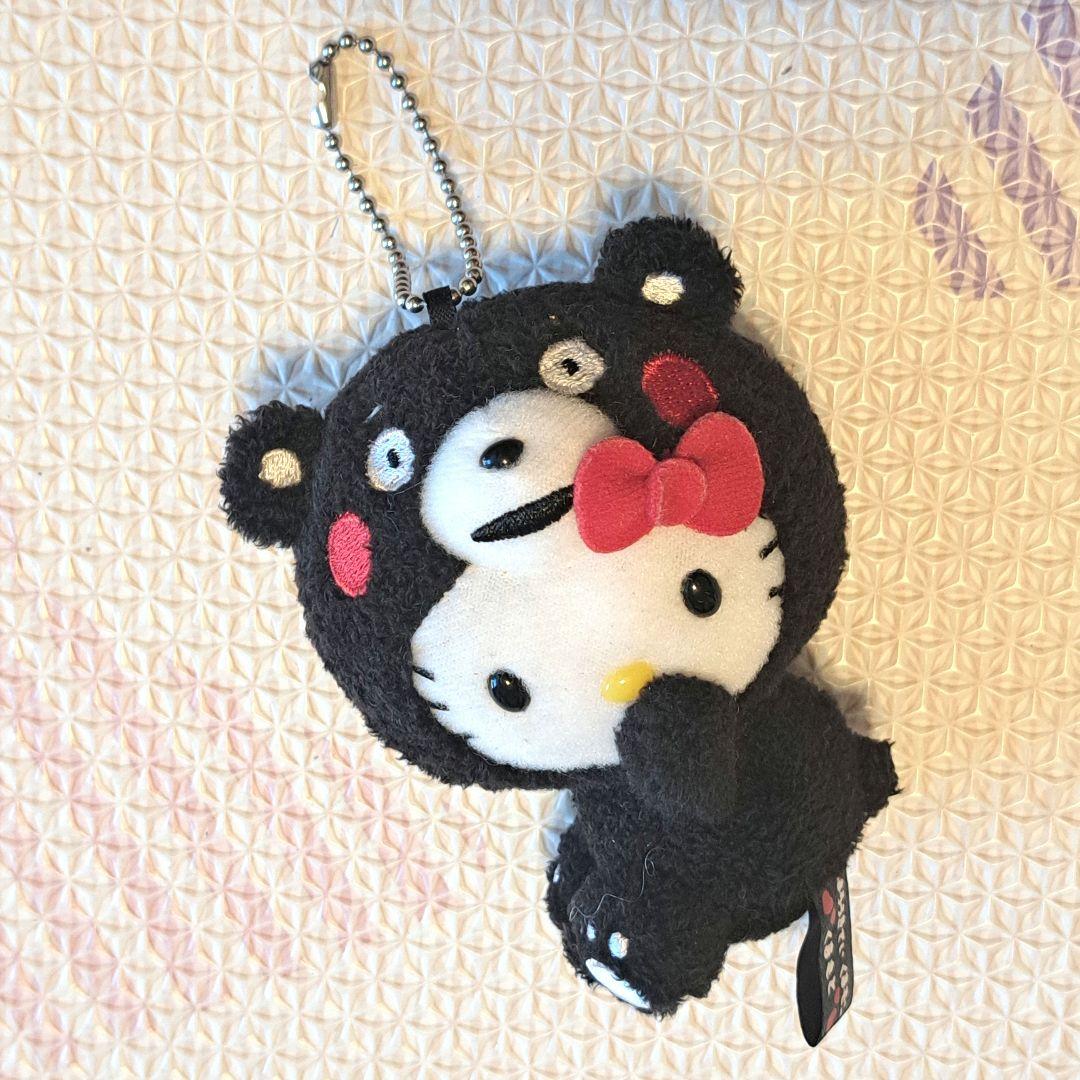 ハローキティ×くまモン コラボ ぬいぐるみ　熊本限定　ご当地　熊本県　サンリオ