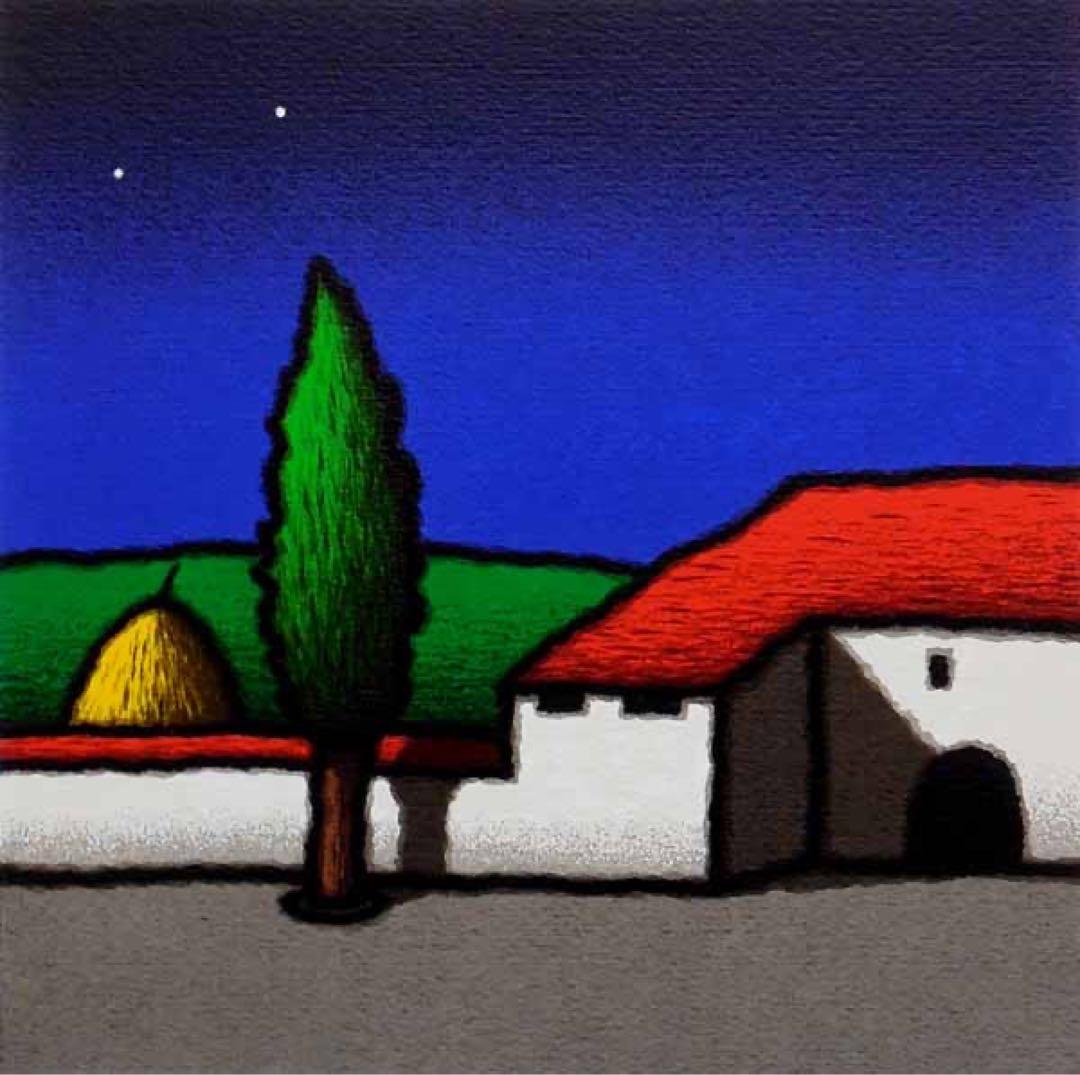 イタリアの人気画家 ティノ・ステファノーニ 可愛いらしい版画 シルクスクリーン