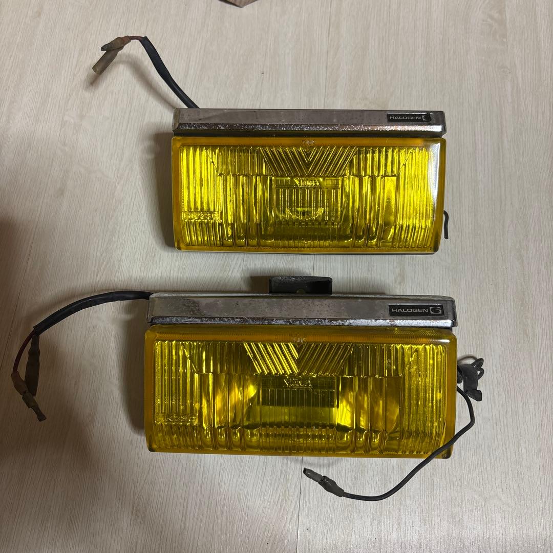 旧車　当時物　STANLEY フォグランプ　角形ハロゲンHK730