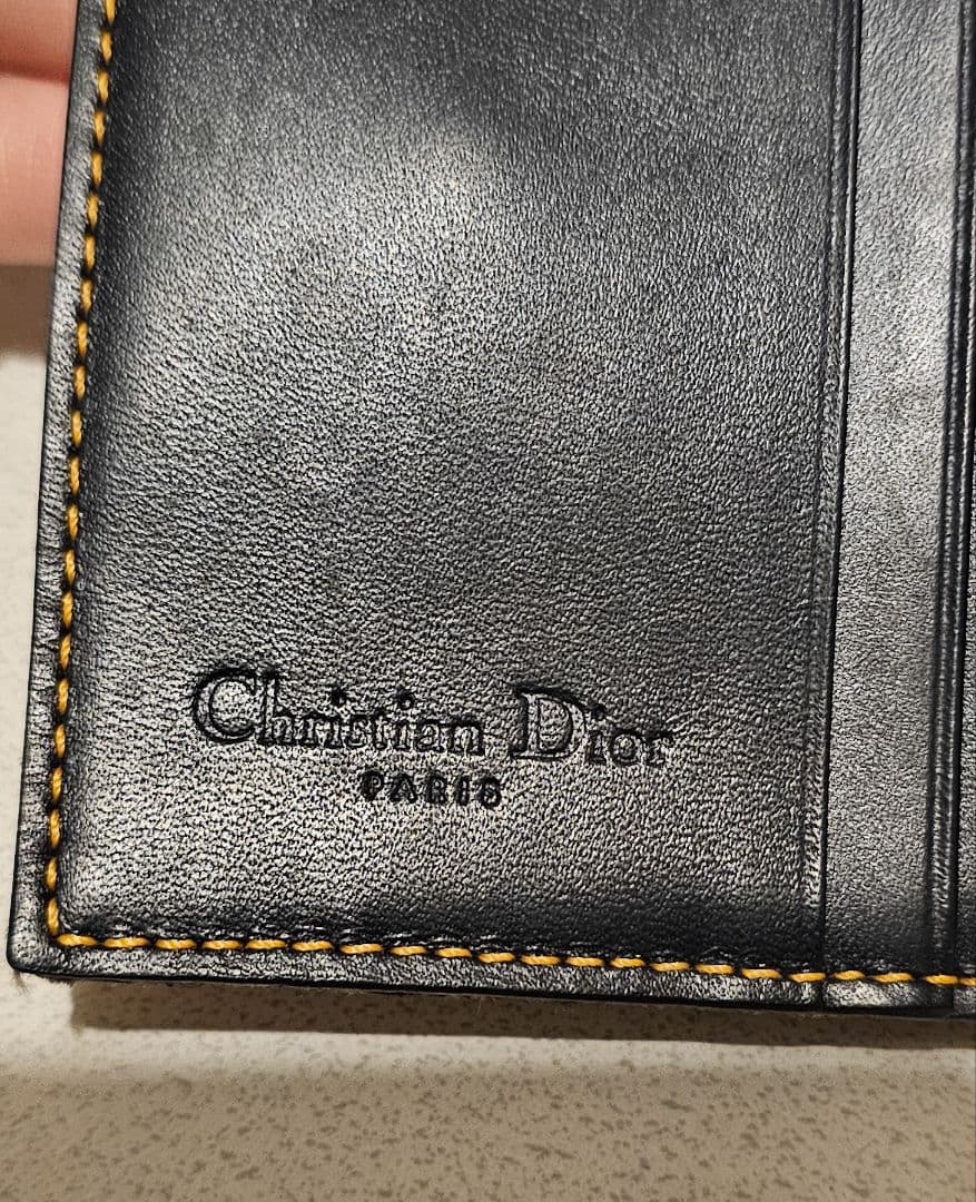 Dior　ディオール　トロッター柄　3つ折り 財布