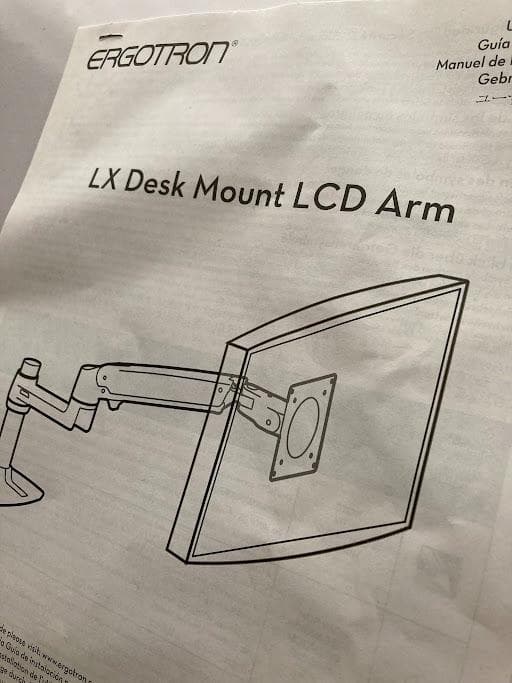 【未使用】ERGOTRON LX モニターアーム ロング 45-295-026