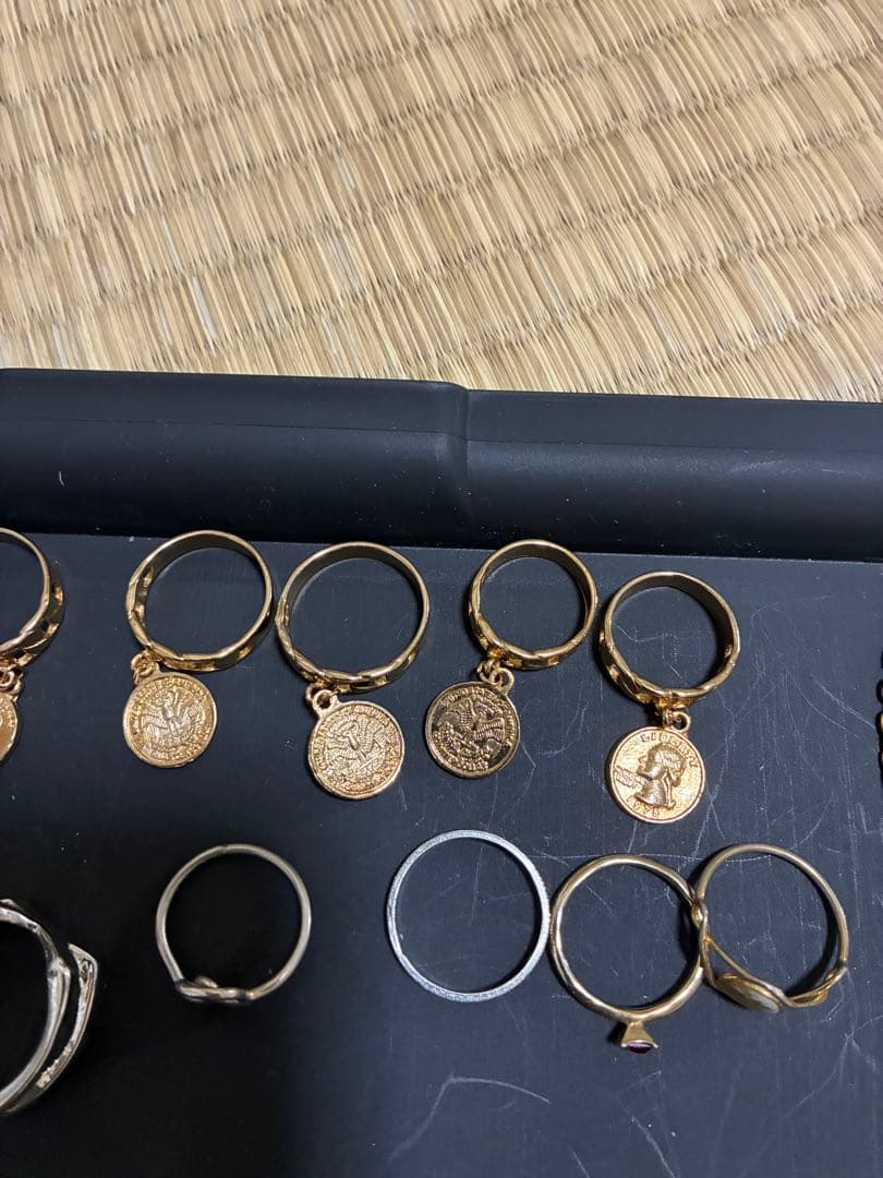 遺品整理　ネックレス　ゴールド　喜平　カメオ　指輪　ピアス　シルバー　28点