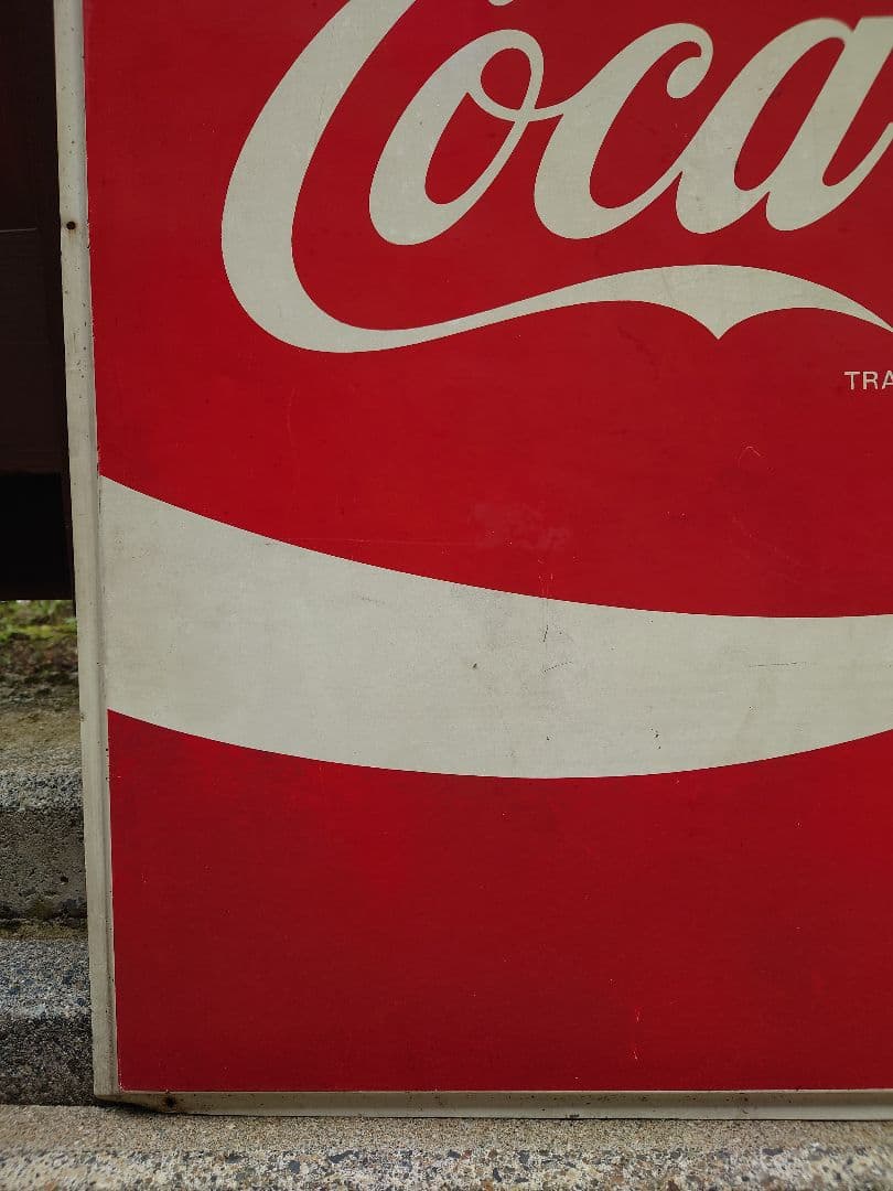 コカ コーラ 昭和レトロ ホーロー看板 赤ロゴ ヴィンテージ アメリカン雑貨