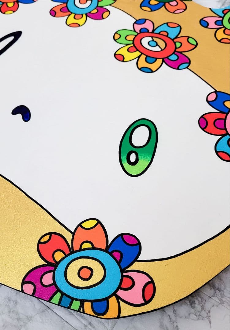 ★鈴木哲也★合板(670×630mm)アクリル原画1点物★送料無料#136