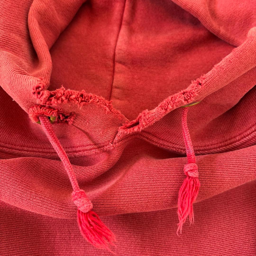 ビンテージ　USA製　チャンピオン　目付きRWパーカーXXL ルビーレッド